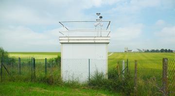 Photo d'une station de mesure d'Airparif